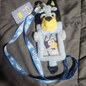 Bluey Plush Phone Holder with Lanyard